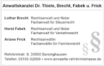 T Anwaltskanzlei Thiele Brecht Fabek Frick